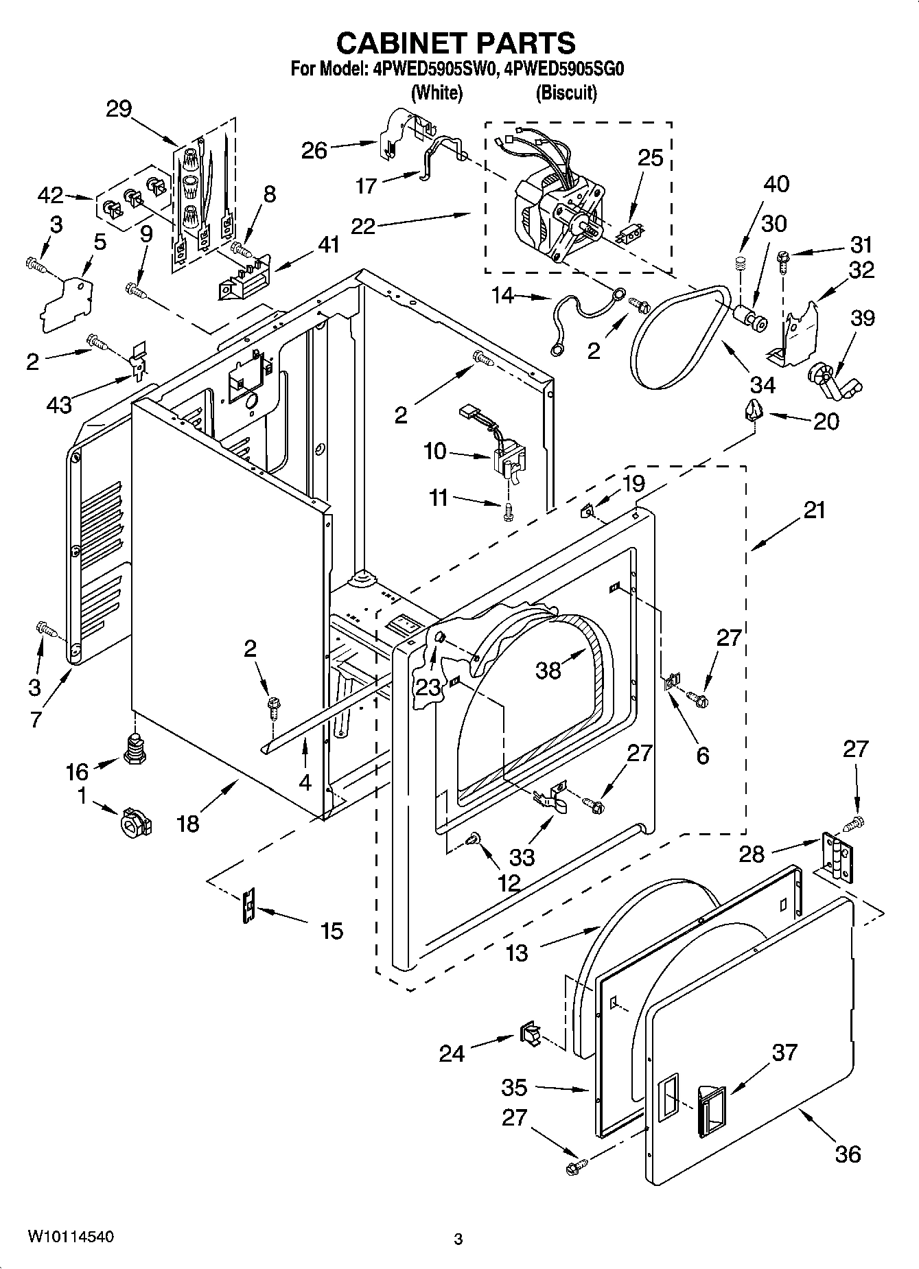 02 - CABINET PARTS
