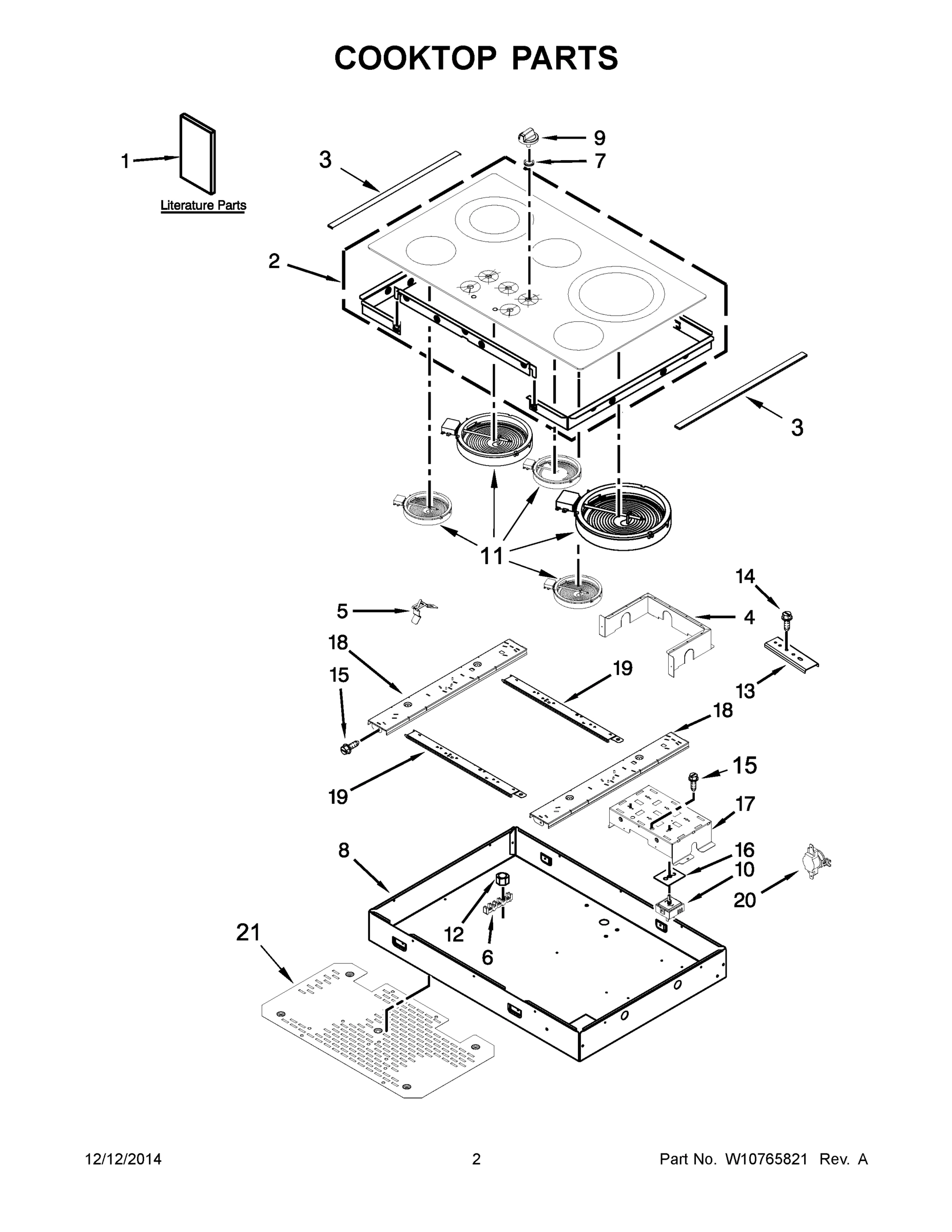 02 - COOKTOP PARTS