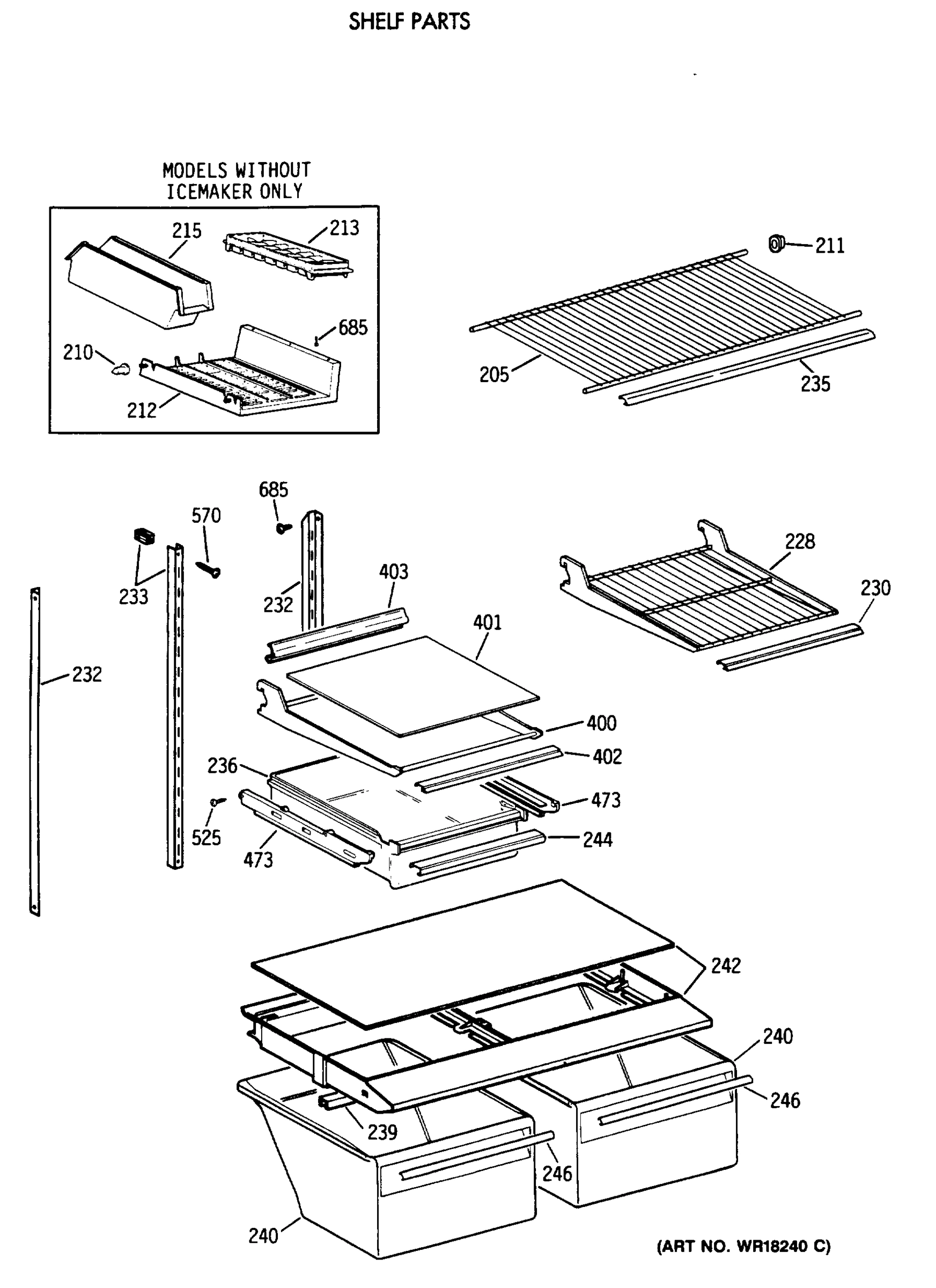 SHELF PARTS