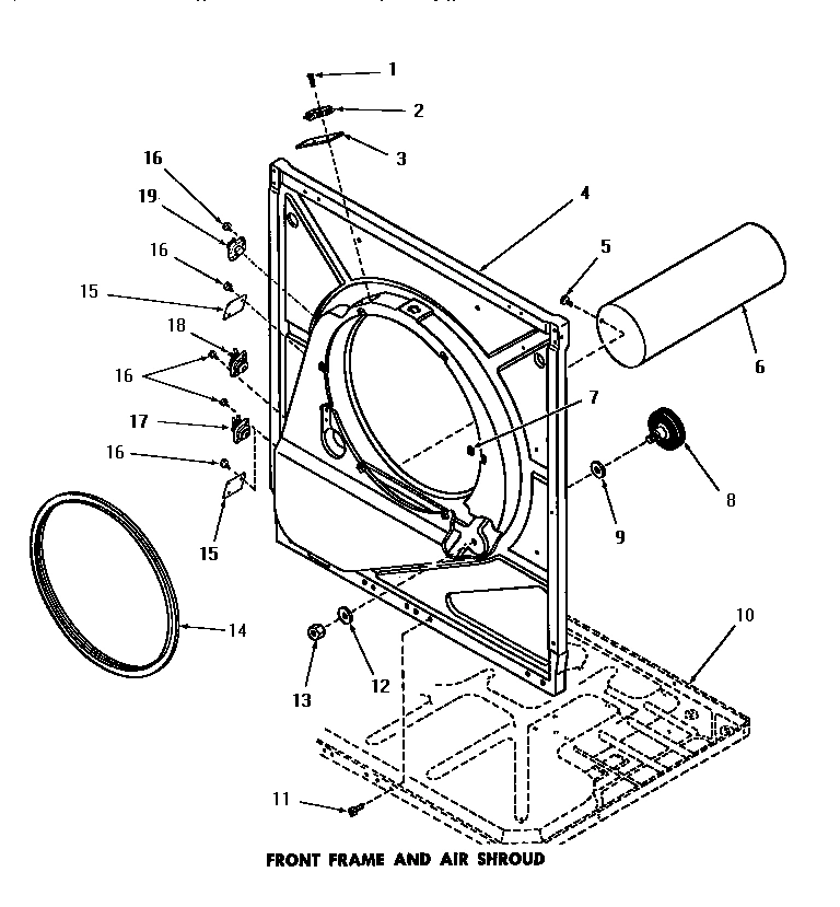 17 - FRONT FRAME & AIR SHROUD