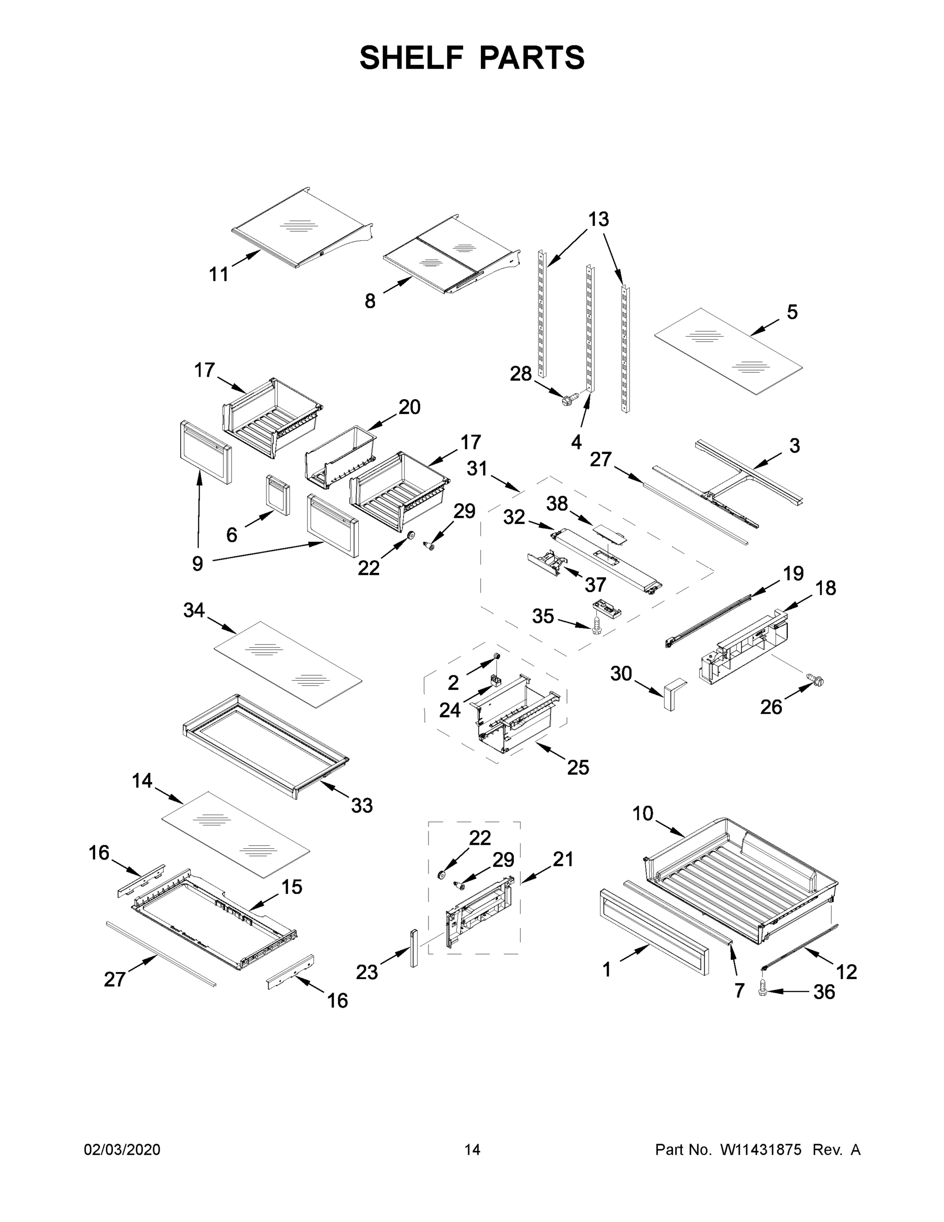 08 - SHELF PARTS