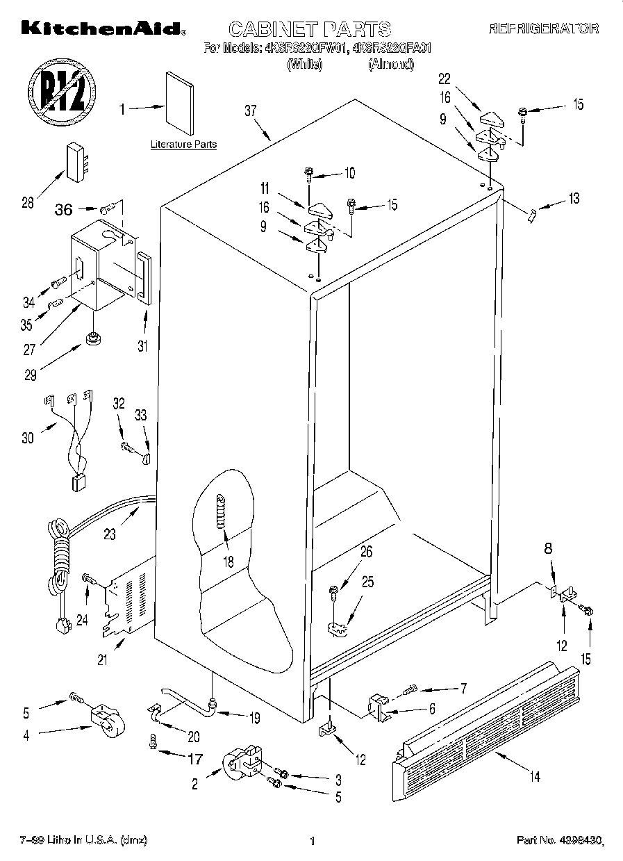 01 - CABINET, LITERATURE