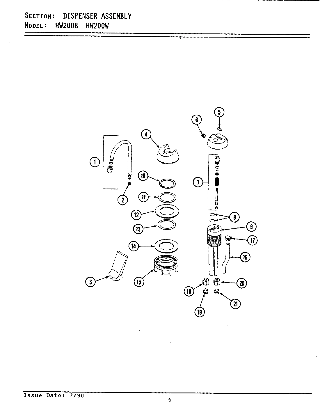 01 - DISPENSER ASSEMBLY