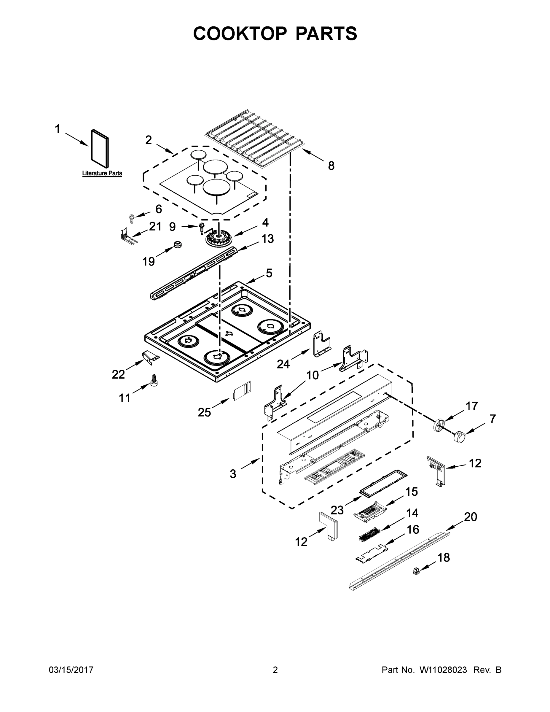 02 - COOKTOP PARTS