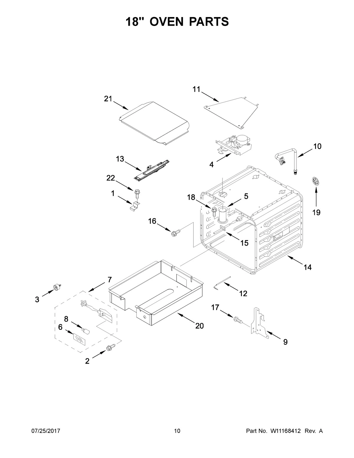 06 - 18" OVEN PARTS