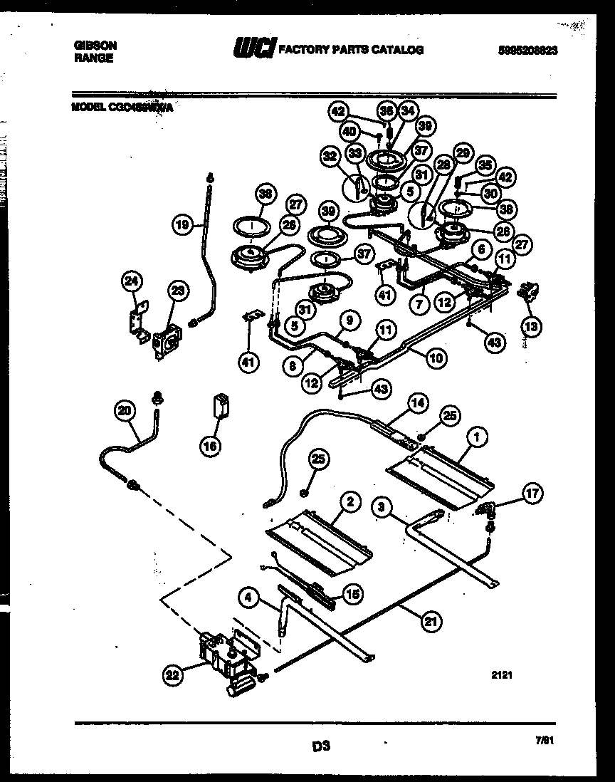 05 - BURNER AND BROILER PARTS