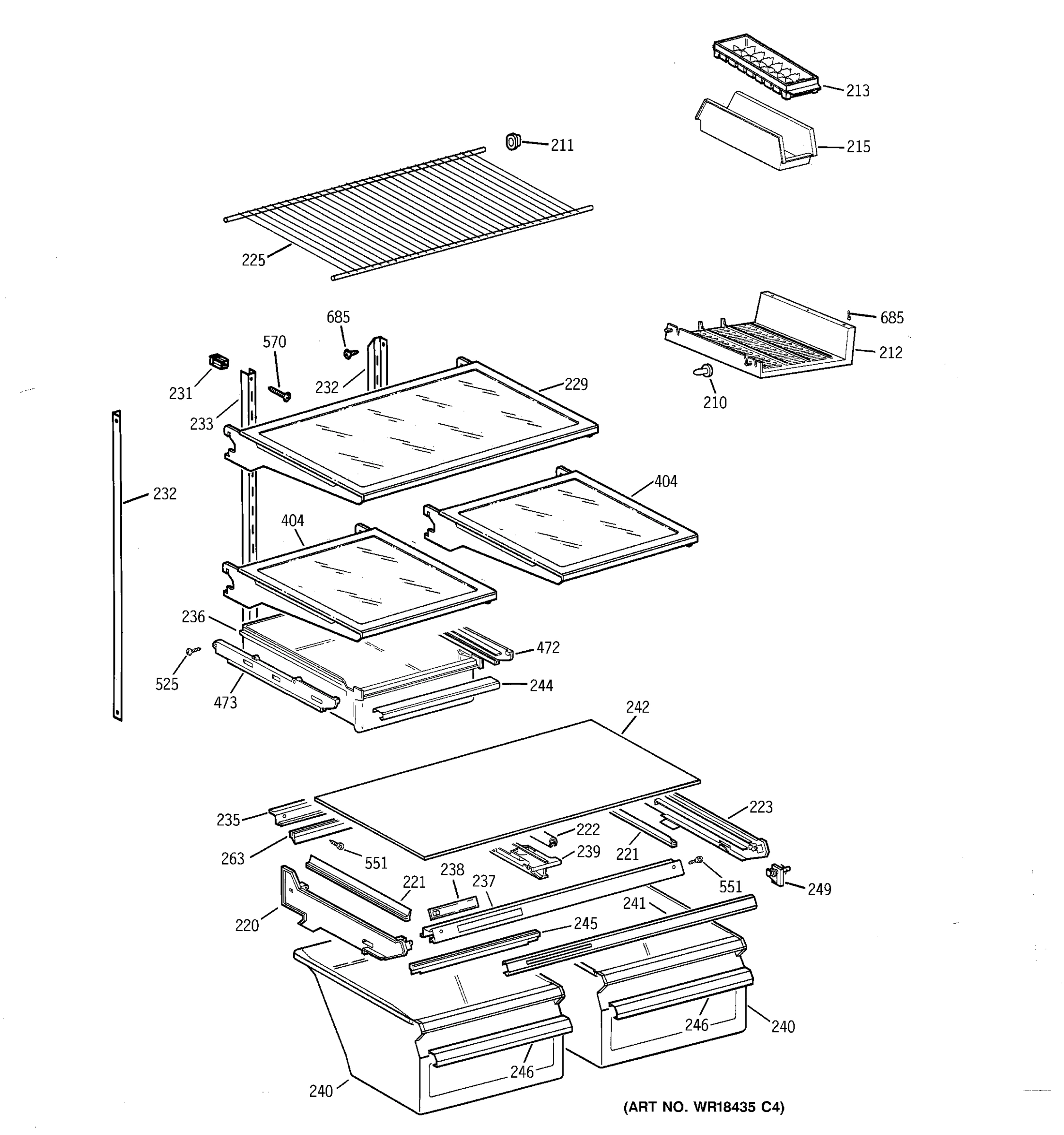 SHELF PARTS