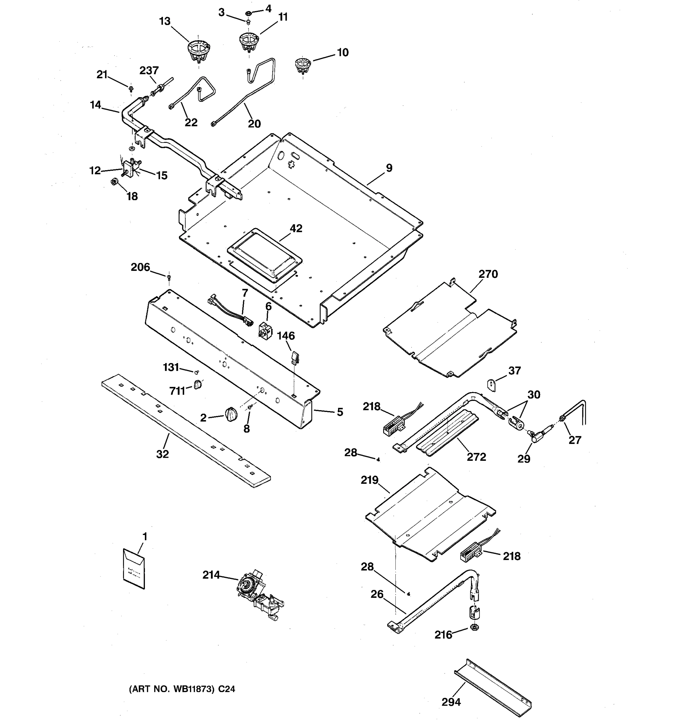 GAS & BURNER PARTS
