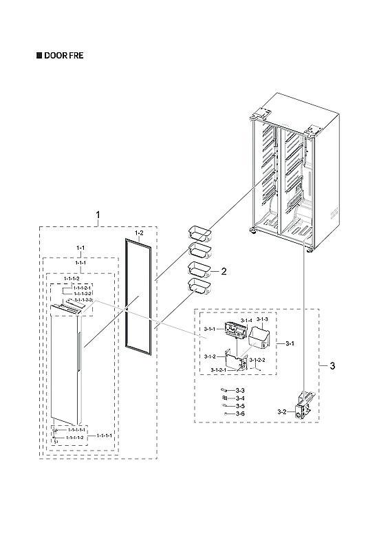 Freezer Door Parts