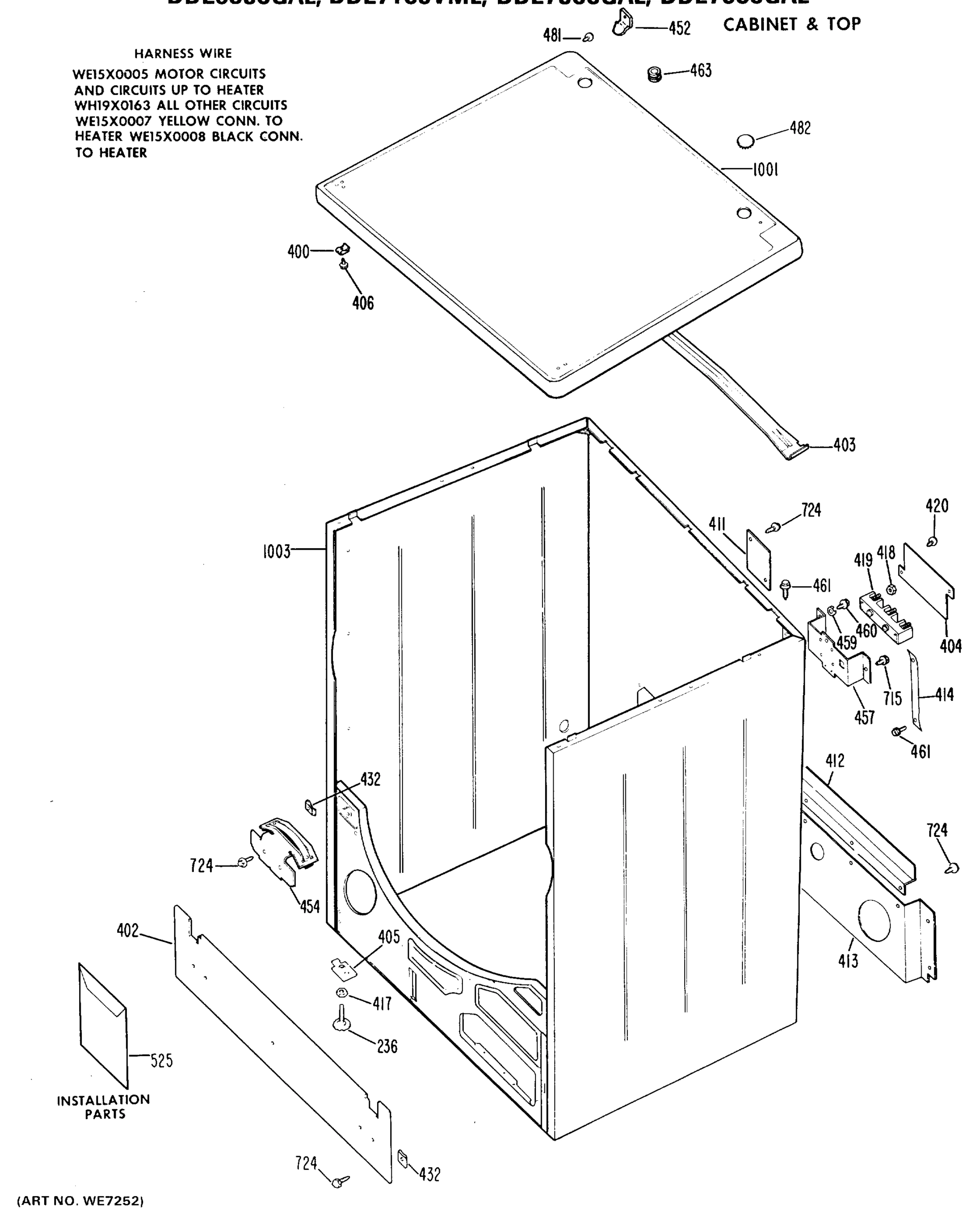 CABINET & TOP