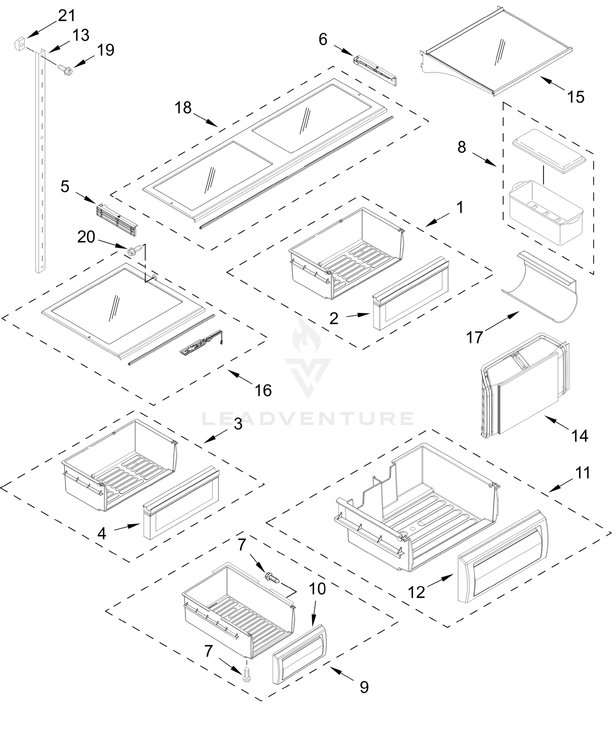 SHELF PARTS
