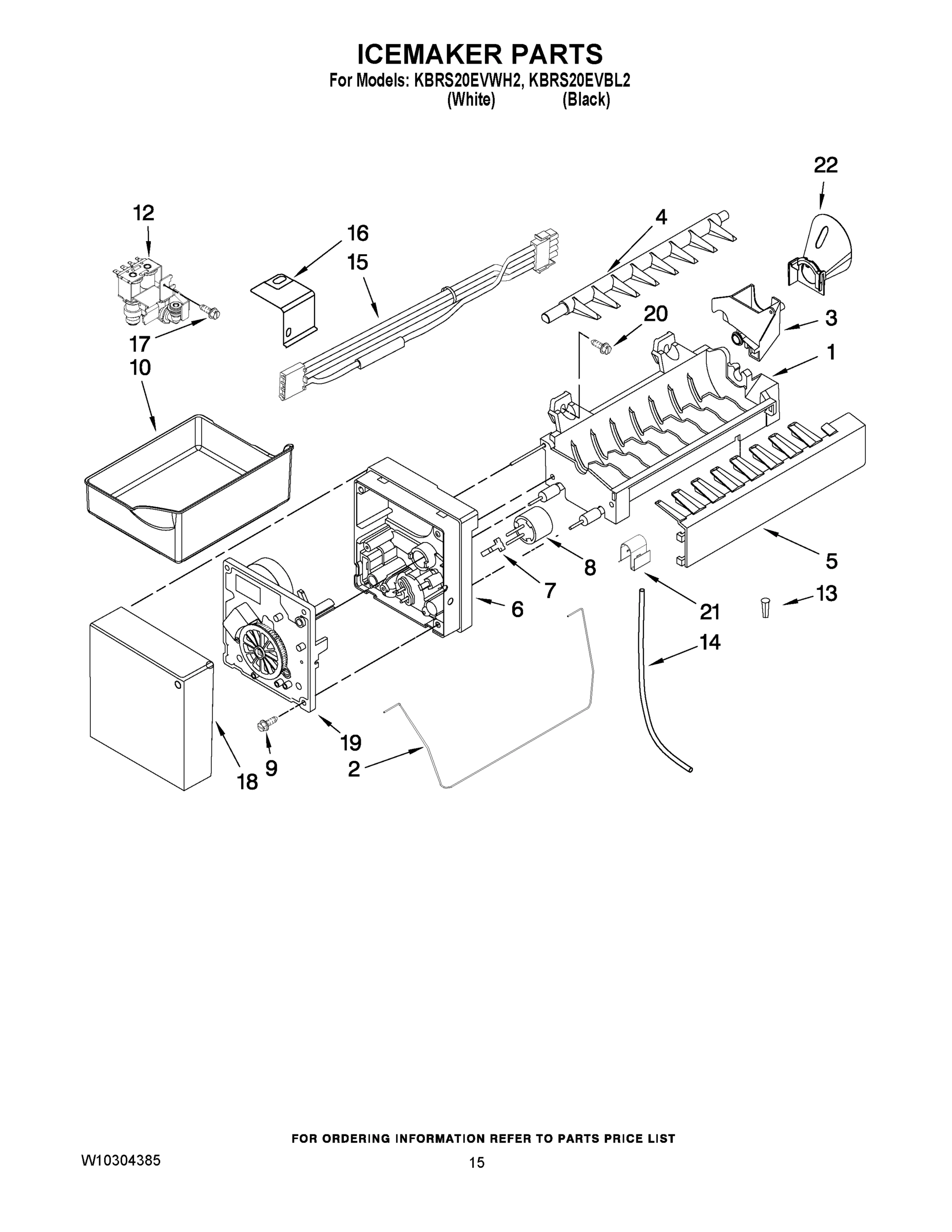 08 - ICEMAKER PARTS