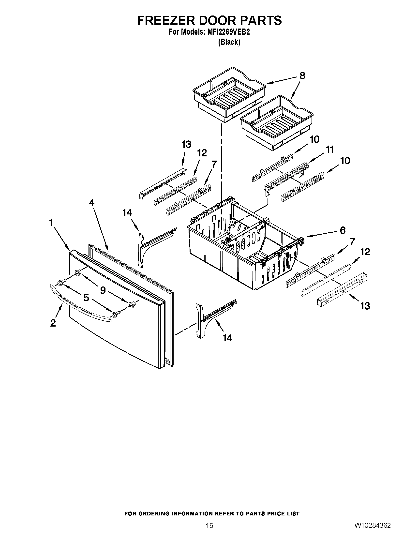 09 - FREEZER DOOR PARTS