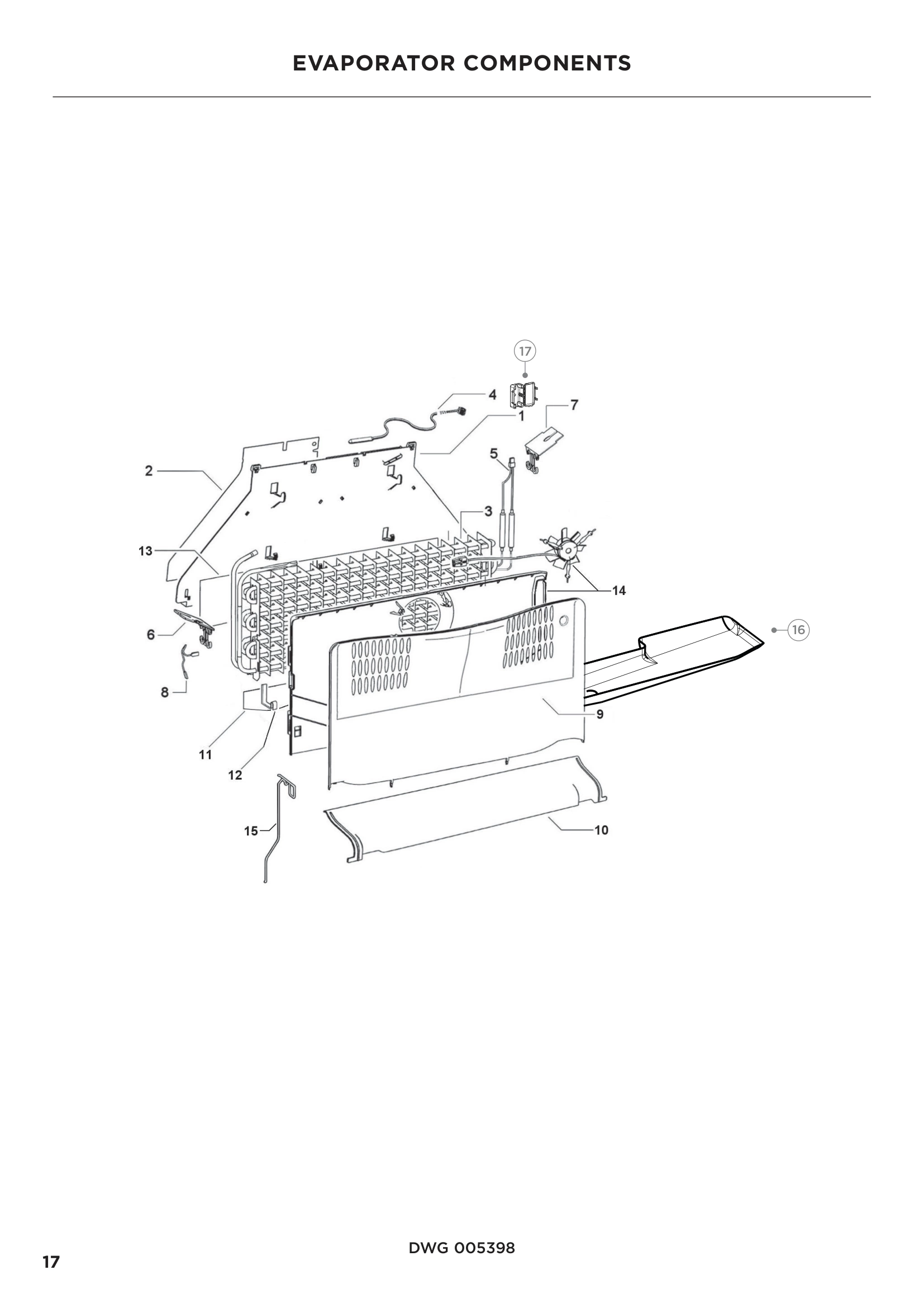 EVAPORATOR COMPONENTS