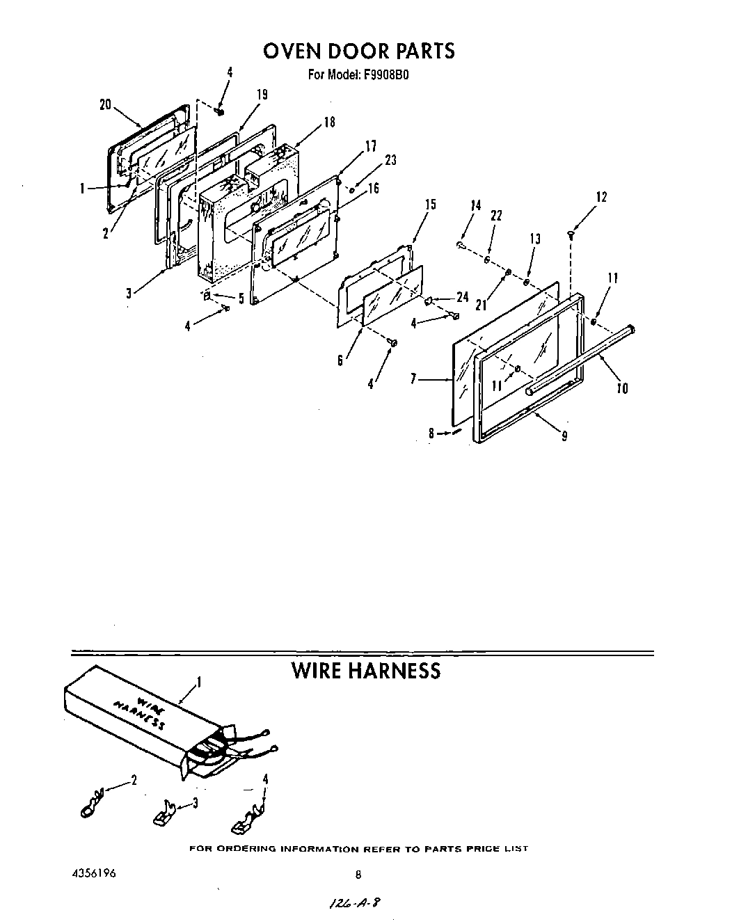 06 - OVEN DOOR , WIRE HARNESS
