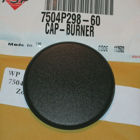 WP7504P298-60 Whirlpool Range Burner Cap