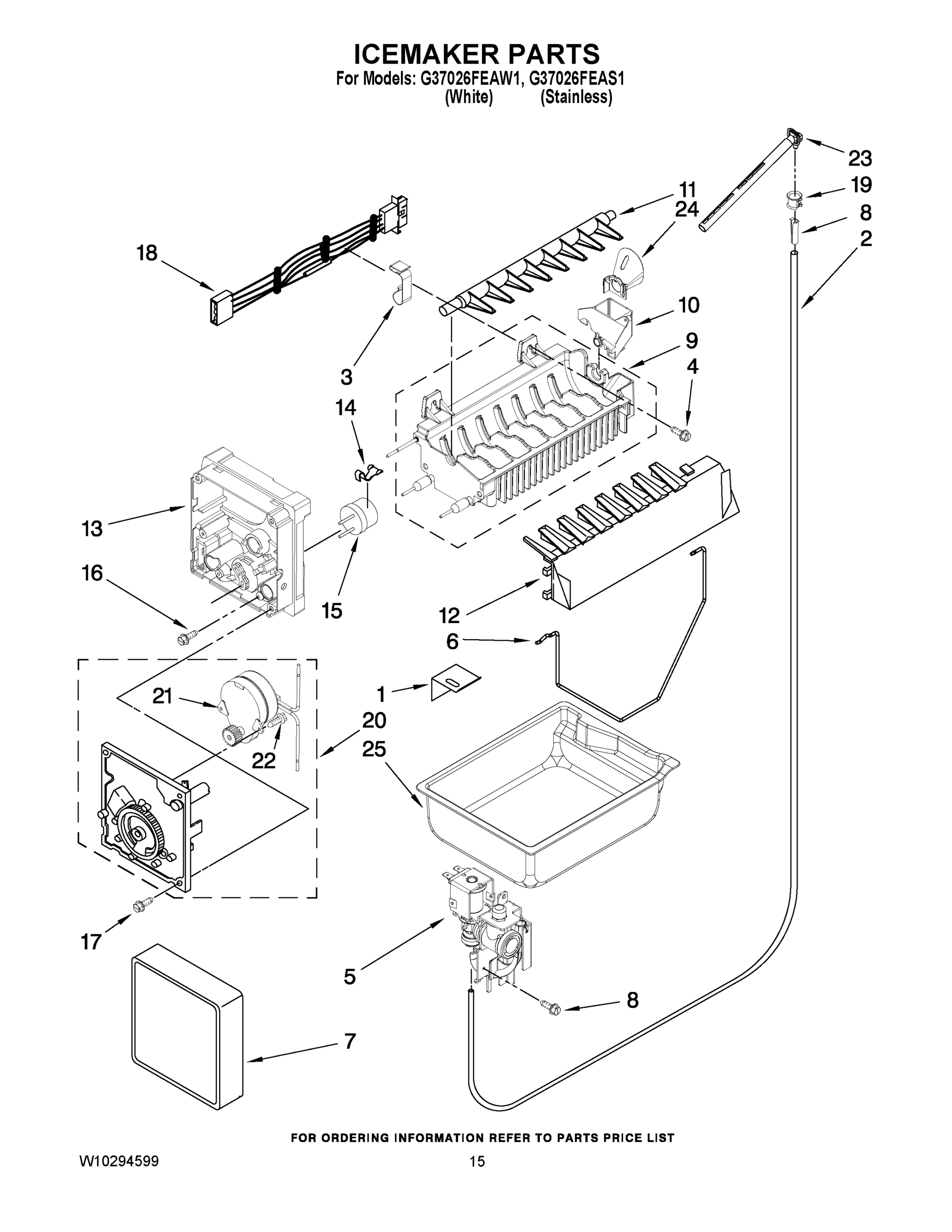 08 - ICEMAKER PARTS