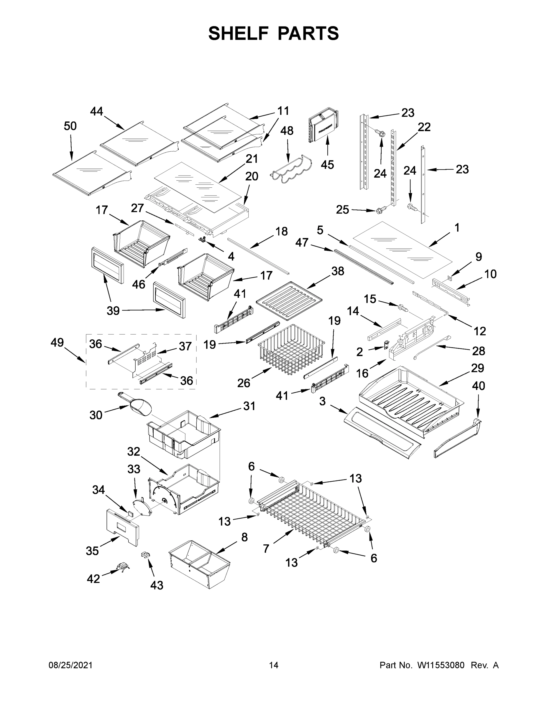 08 - SHELF PARTS