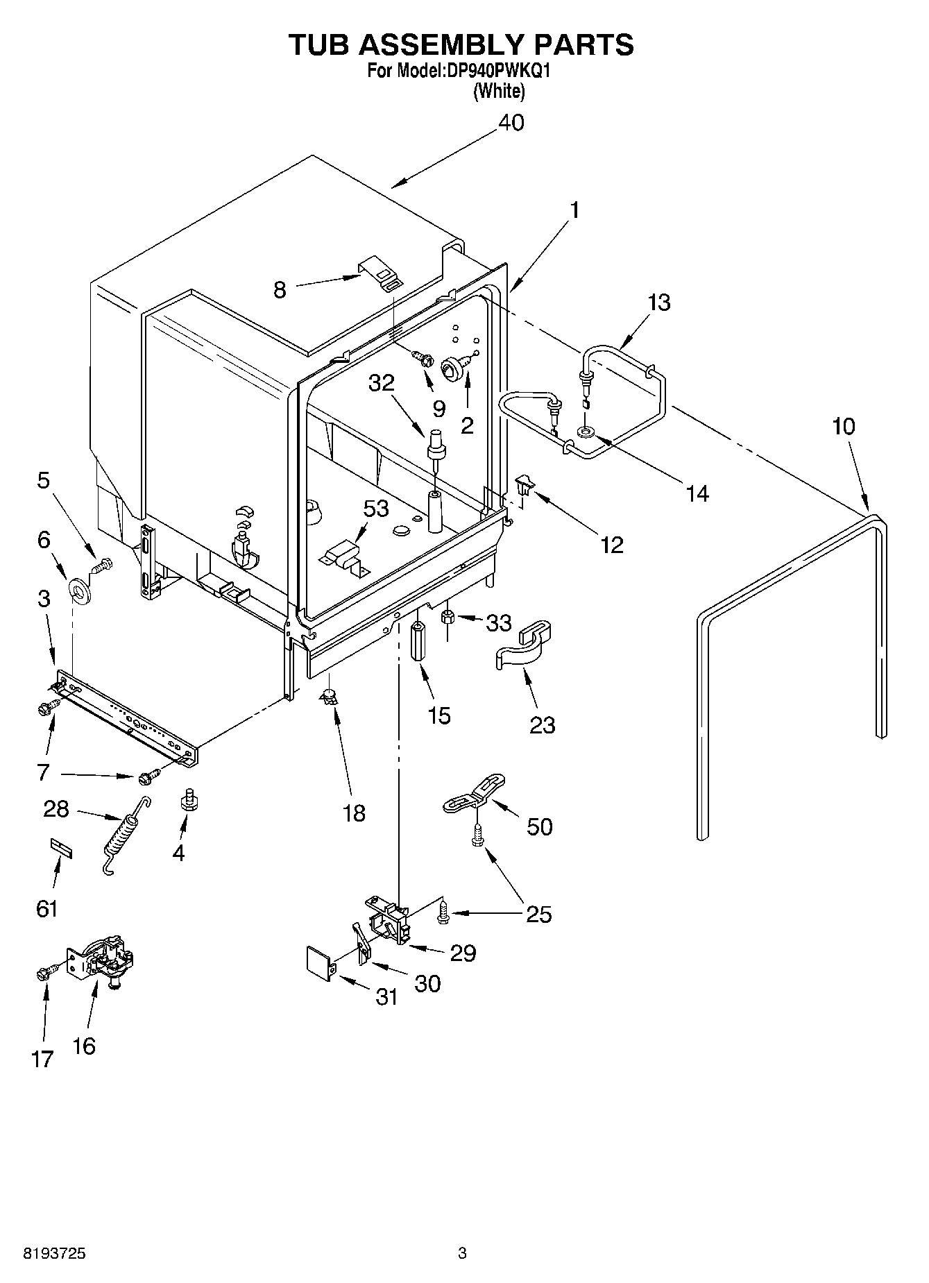 03 - TUB ASSEMBLY