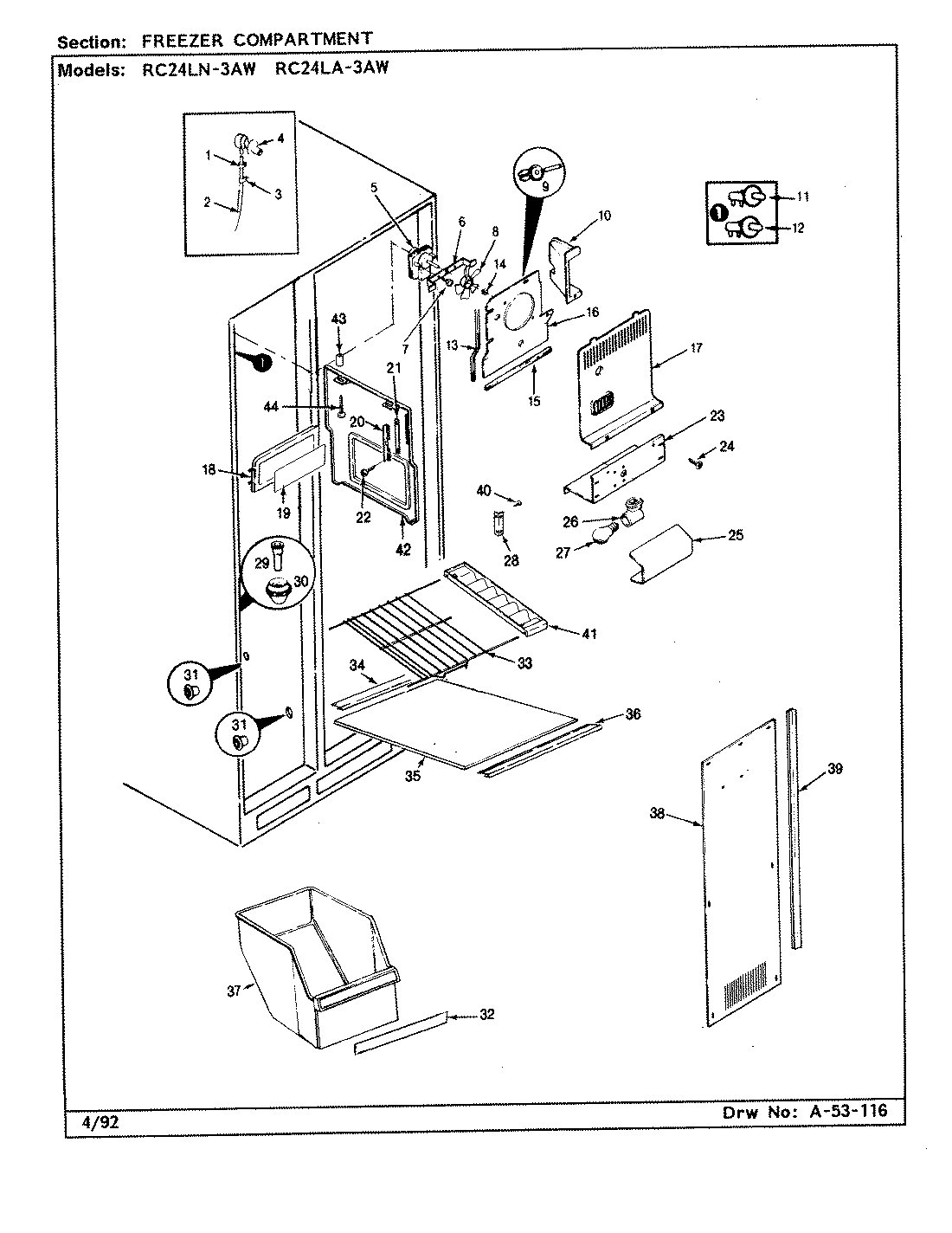 01 - FREEZER COMPARTMENT