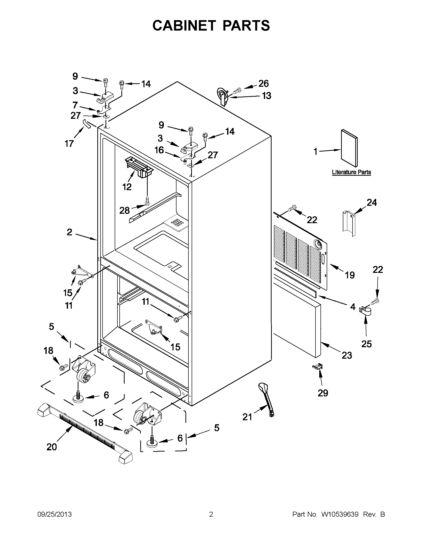 02 - CABINET PARTS