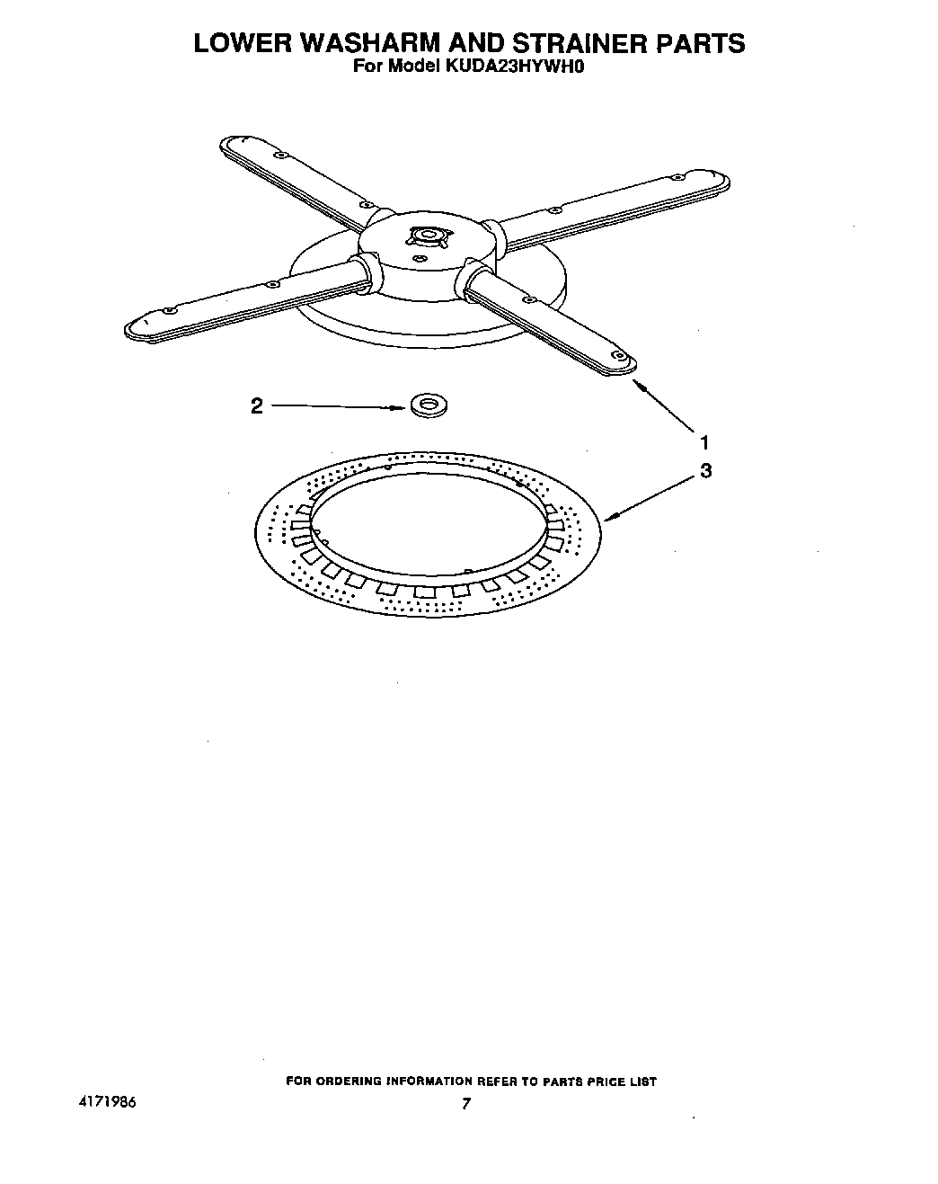 05 - LOWER WASHARM AND STRAINER