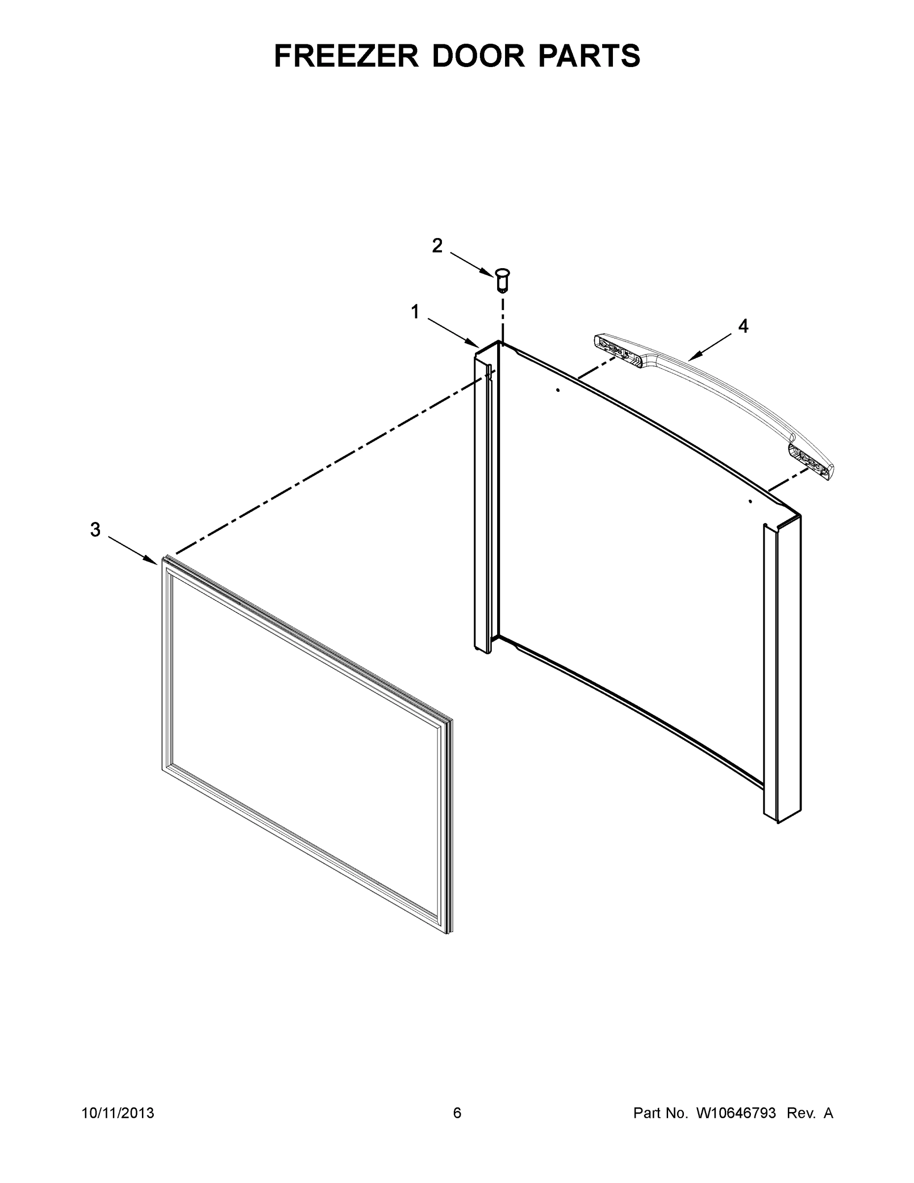 04 - FREEZER DOOR PARTS