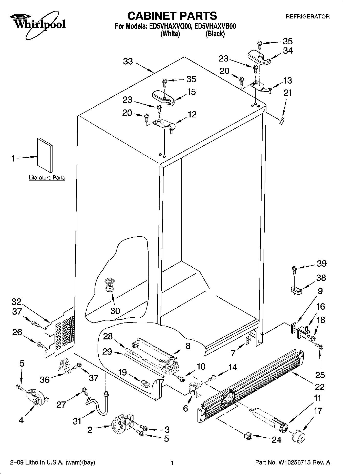 01 - CABINET PARTS
