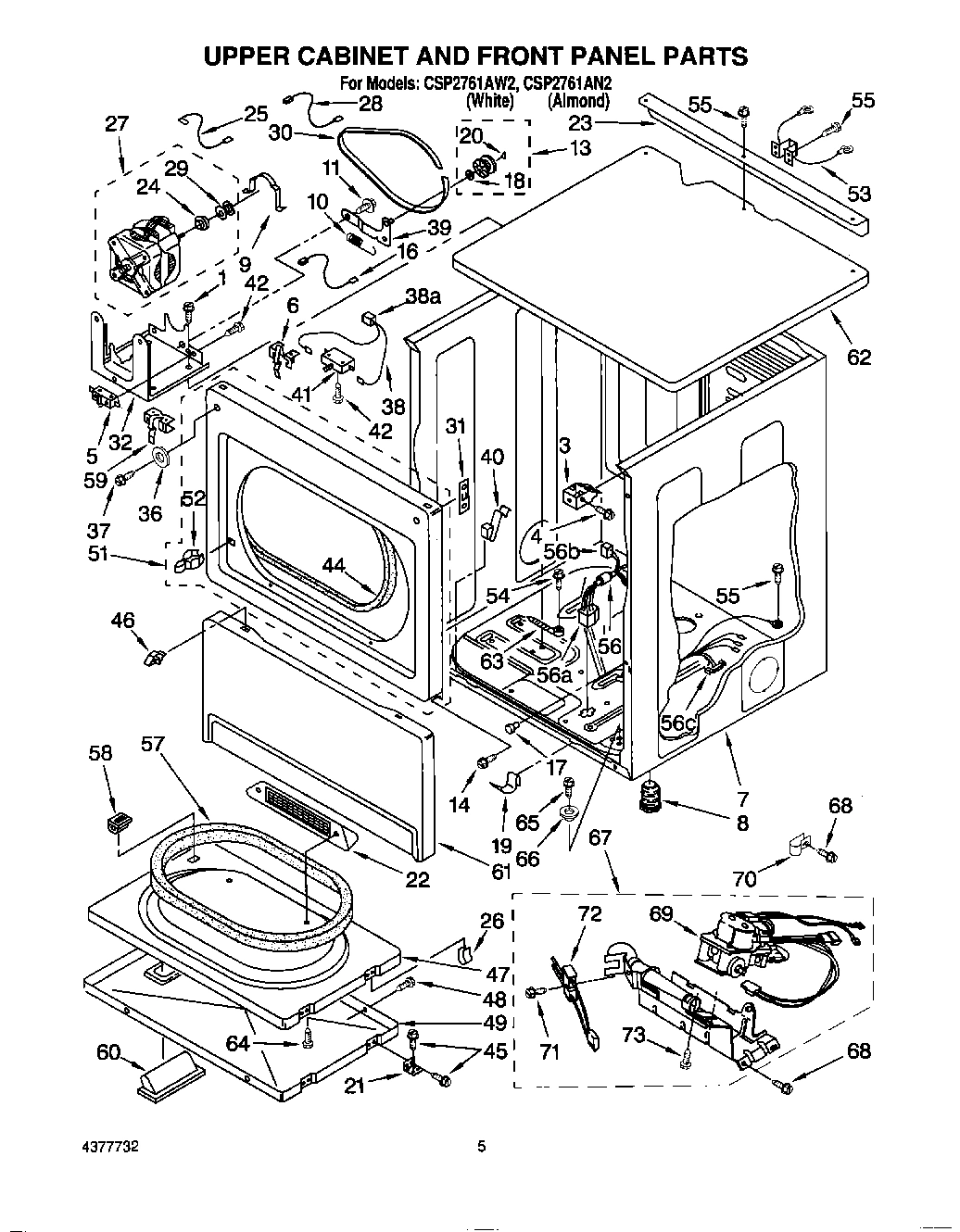 04 - UPPER CABINET AND FRONT PANEL