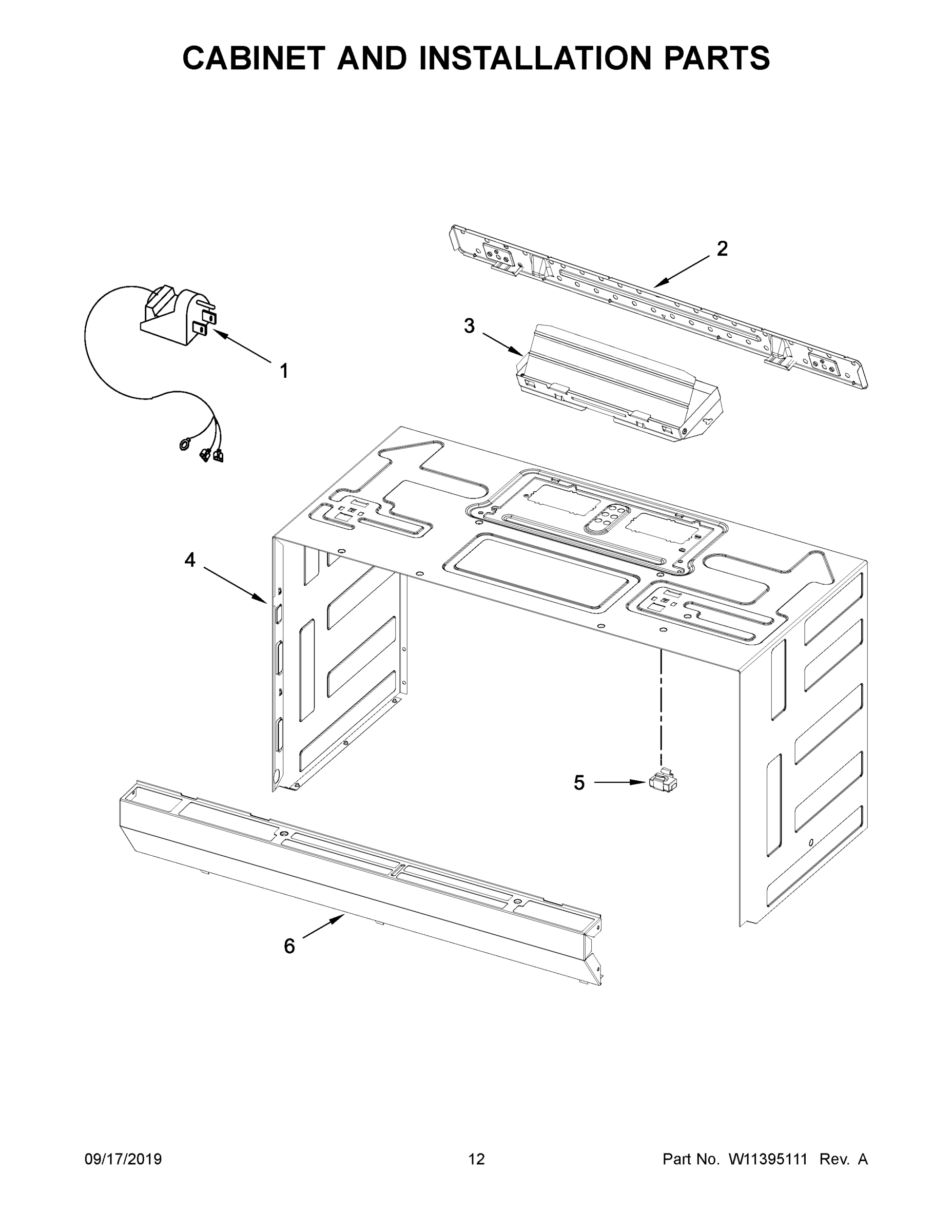 07 - CABINET AND INSTALLATION PARTS