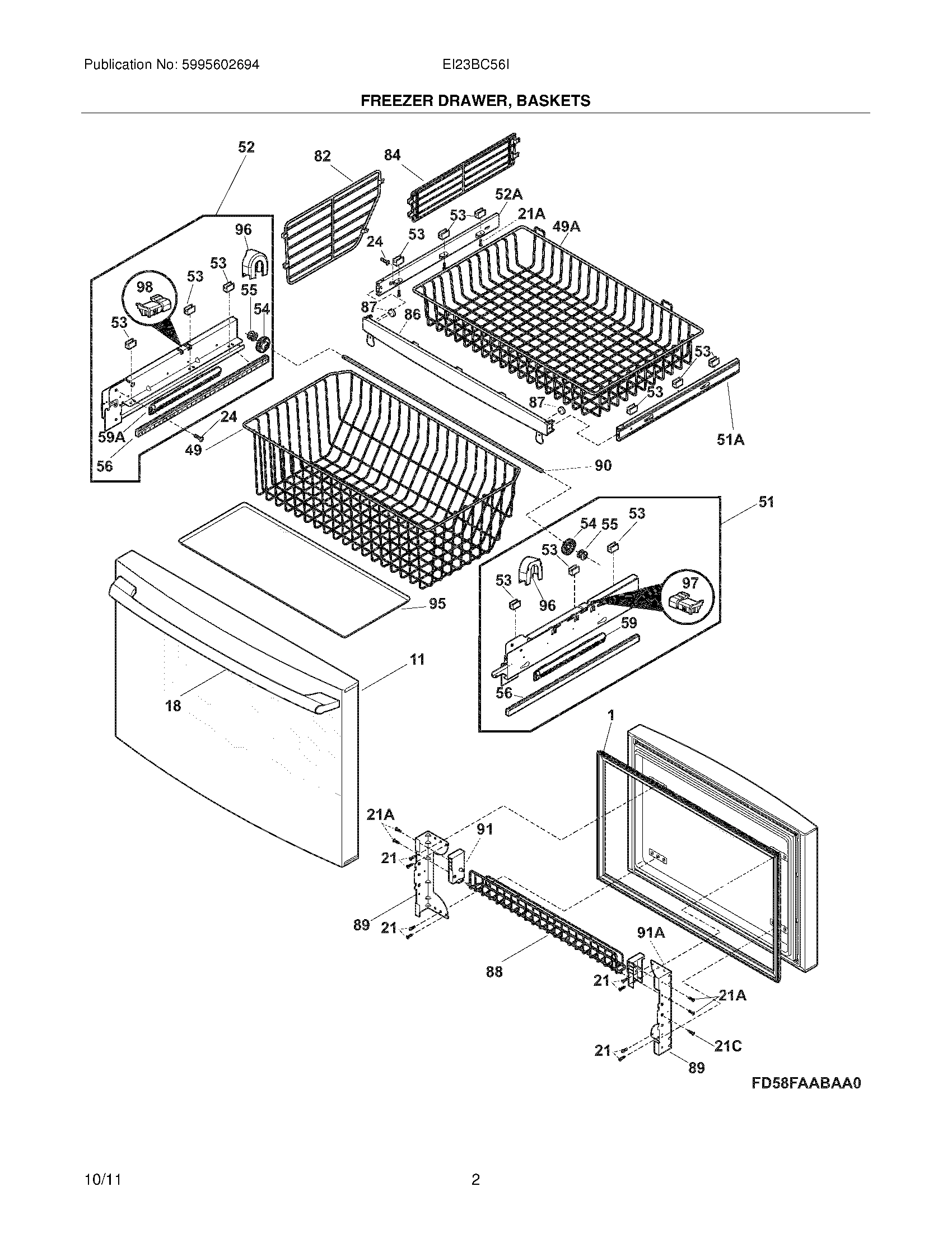 03 - FREEZER DRAWER/BASKETS