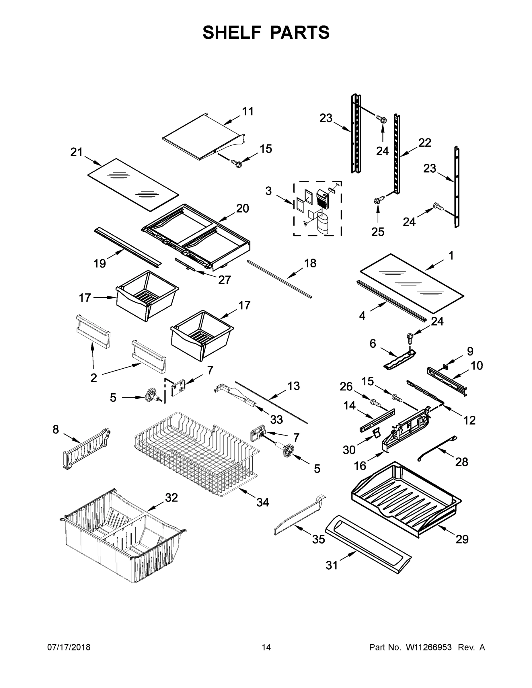 08 - SHELF PARTS