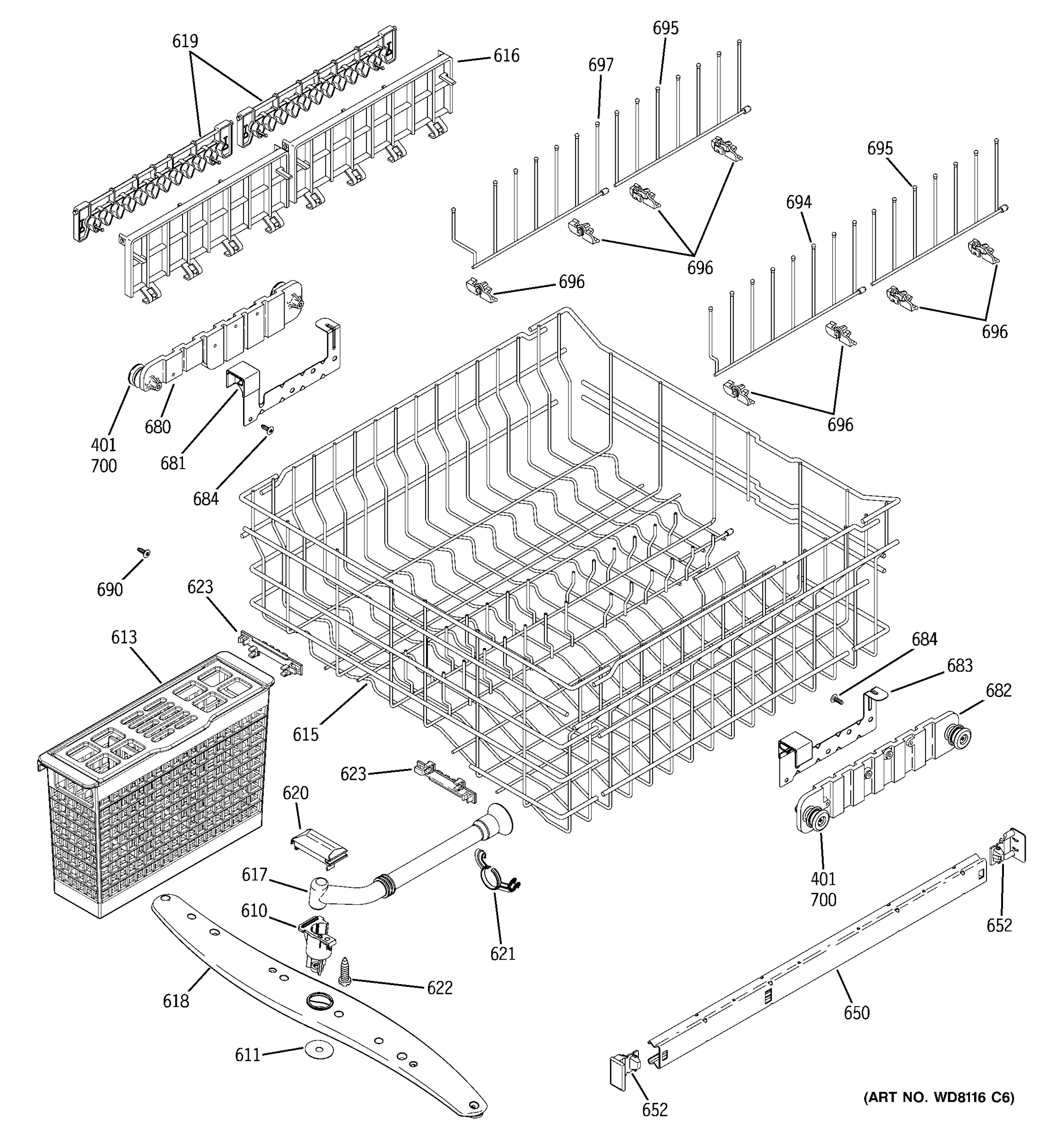 UPPER RACK ASSEMBLY