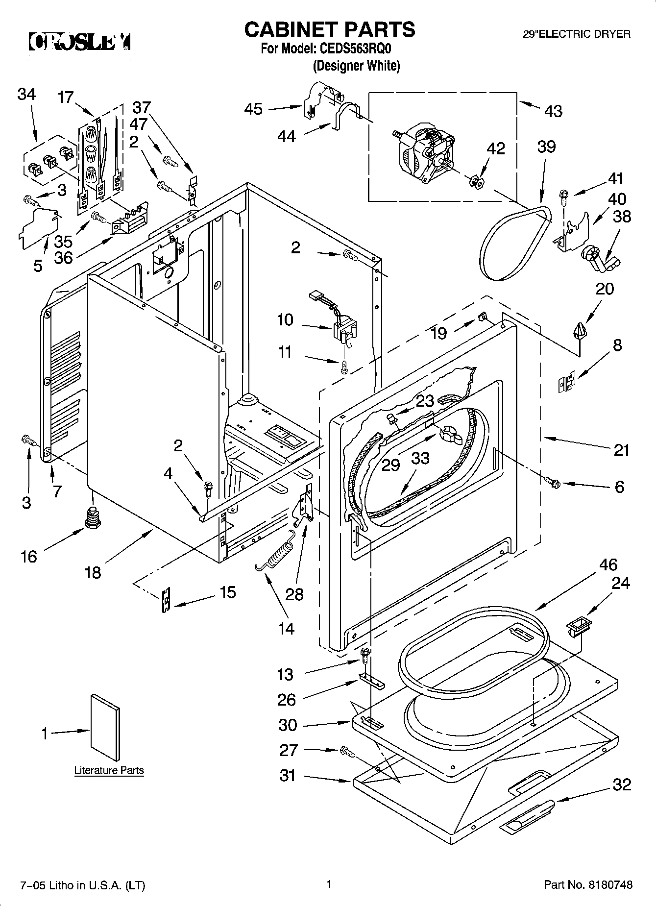 01 - CABINET PARTS
