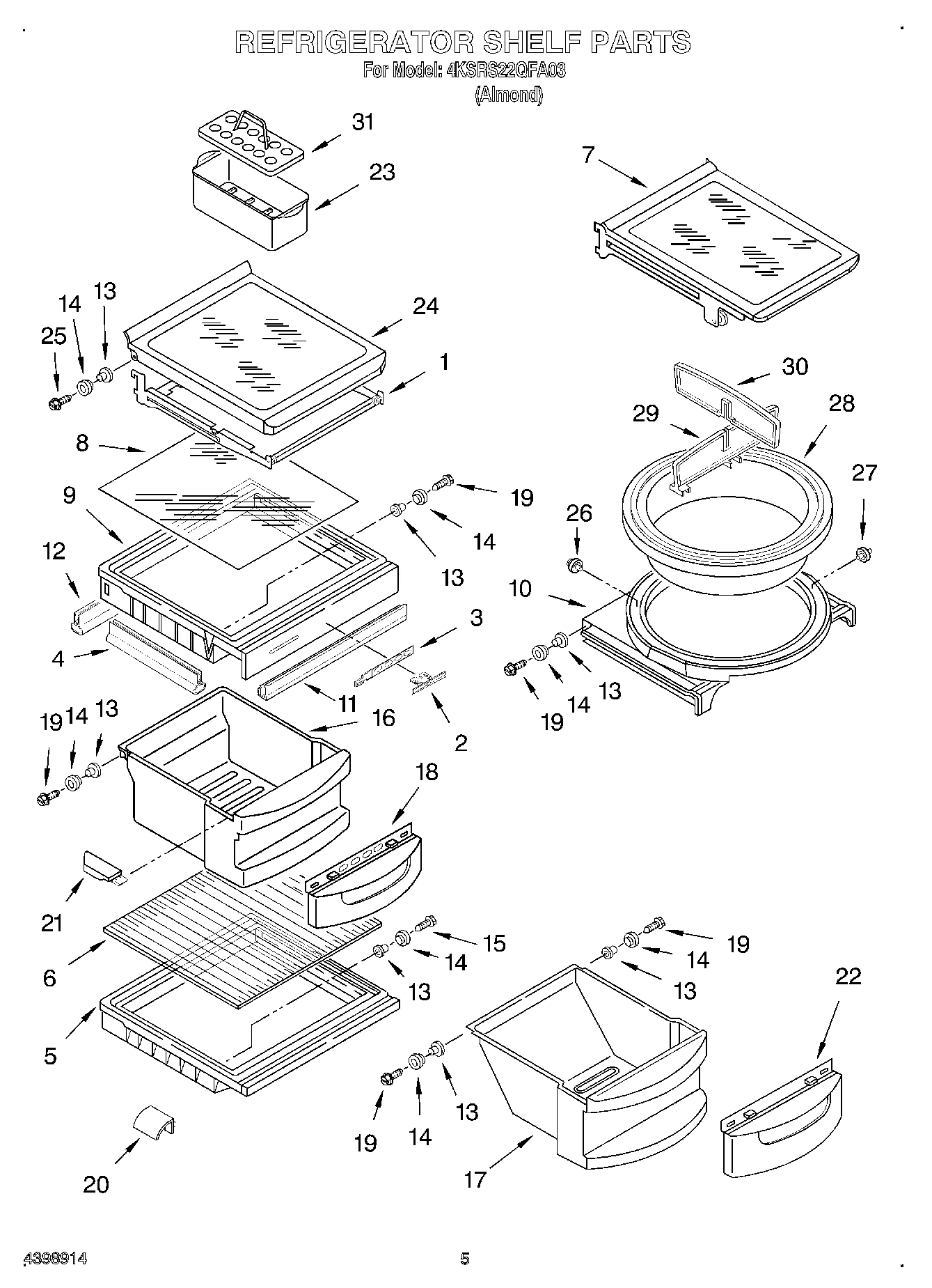 04 - REFRIGERATOR SHELF