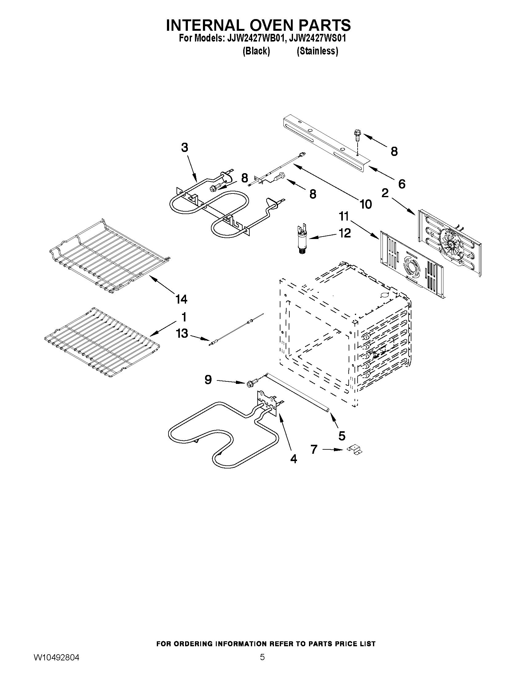 03 - INTERNAL OVEN PARTS