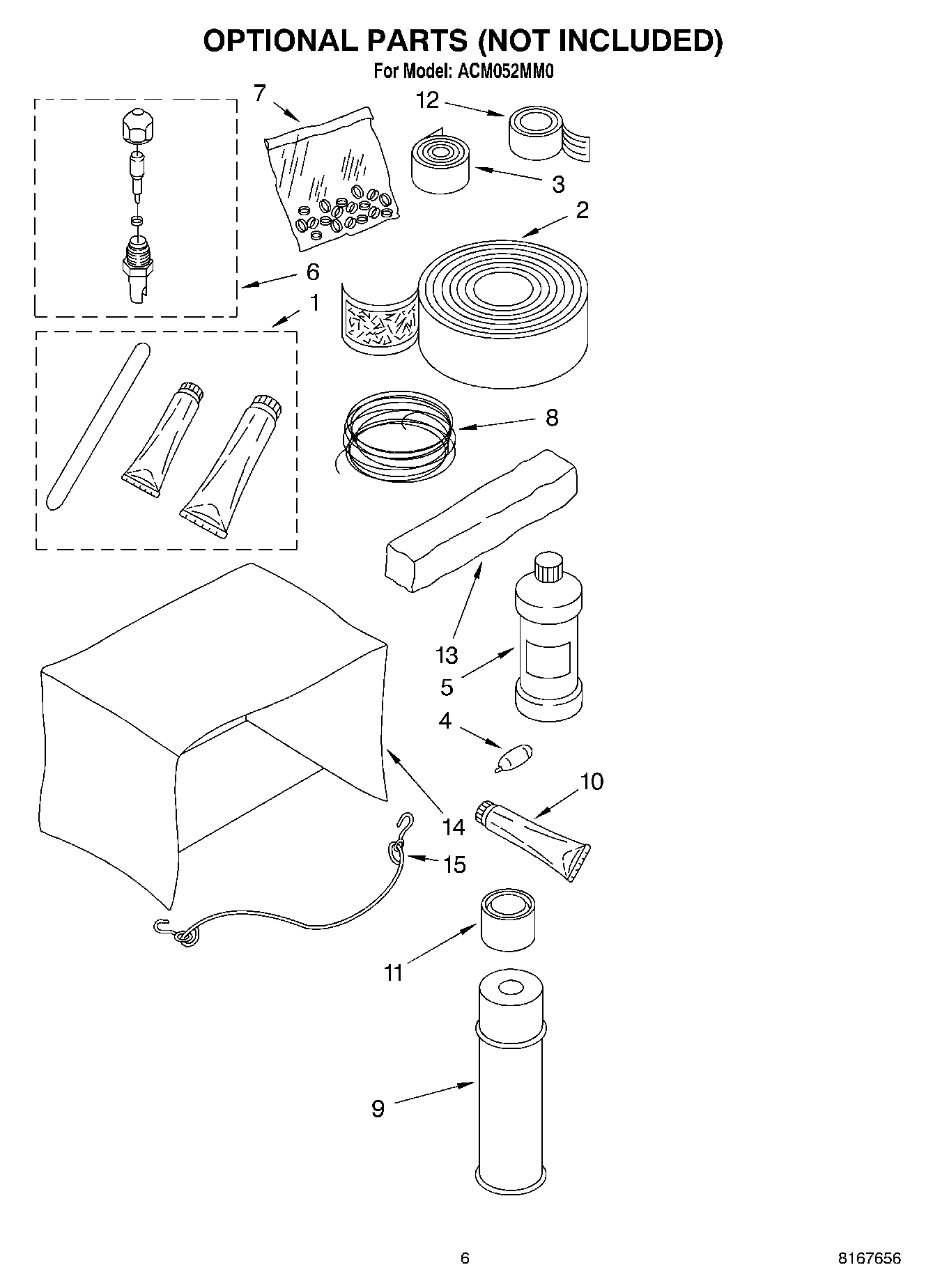 04 - OPTIONAL PARTS (NOT INCLUDED)