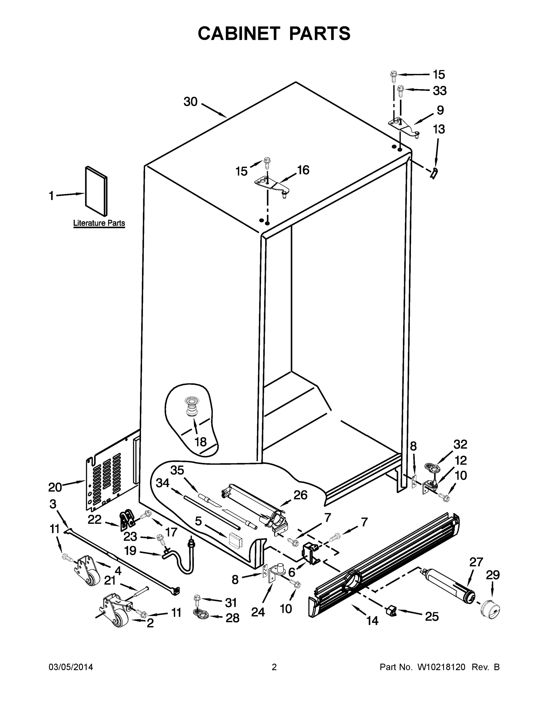 02 - CABINET PARTS