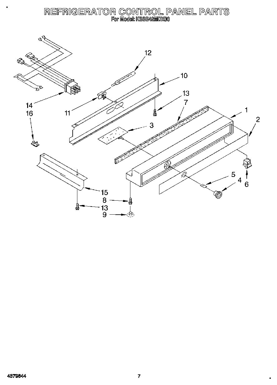 05 - REFRIGERATOR CONTROL PANEL