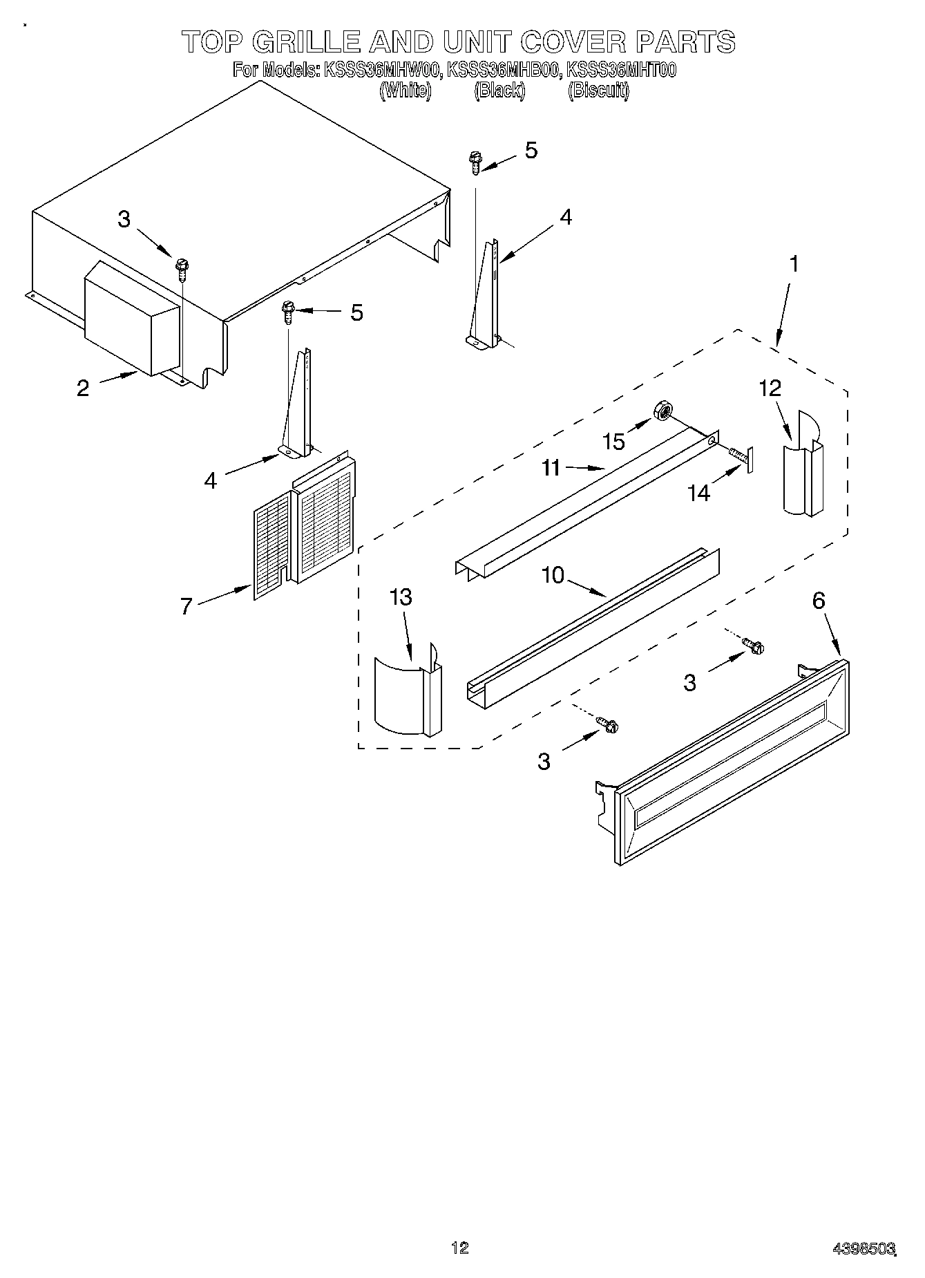 09 - TOP GRILLE AND UNIT COVER