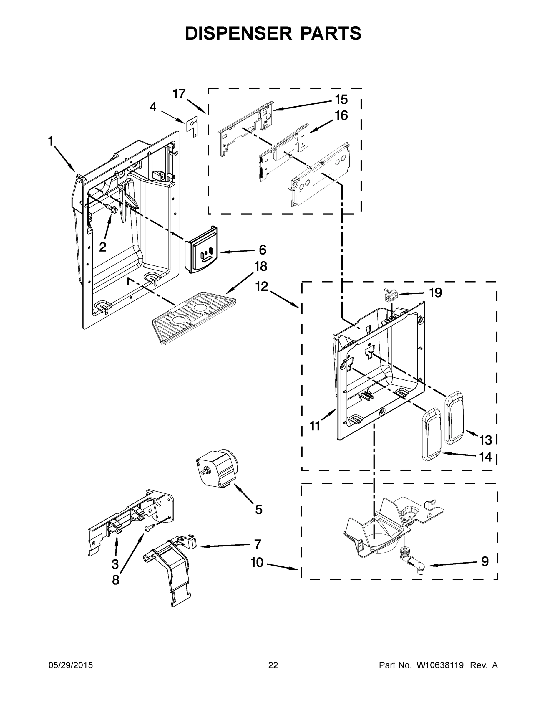 12 - DISPENSER PARTS