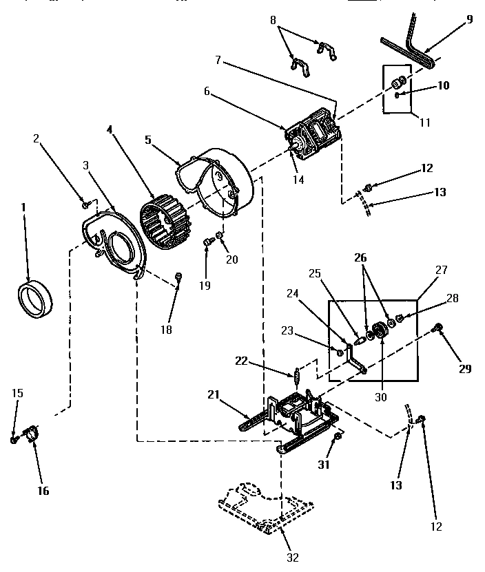 09 - MOTOR, EXHAUST FAN AND BELT