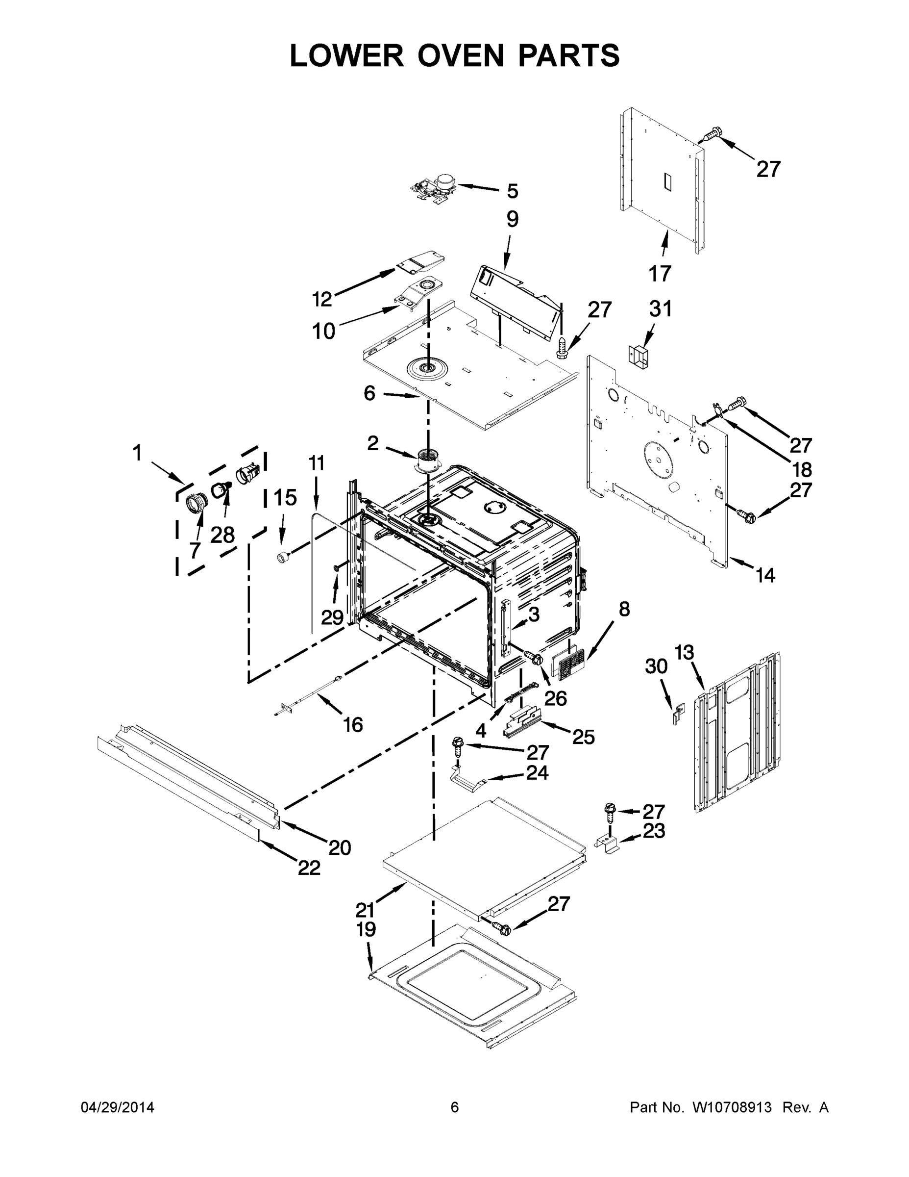 04 - LOWER OVEN PARTS