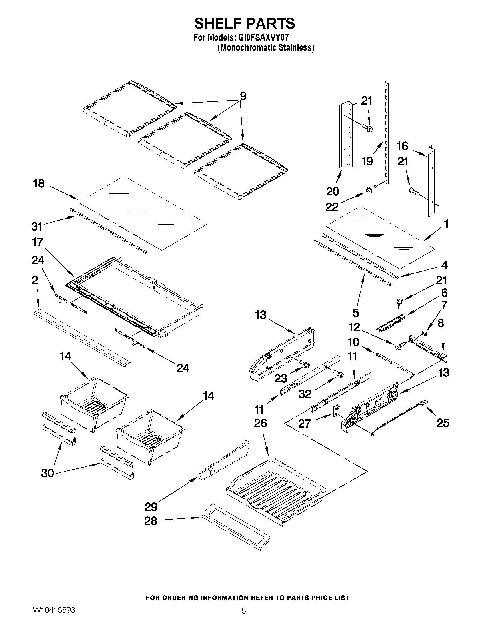 03 - SHELF PARTS