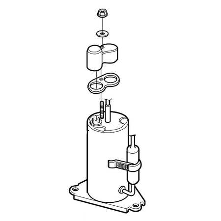 TBZ35335701 LG Compressor Assembly