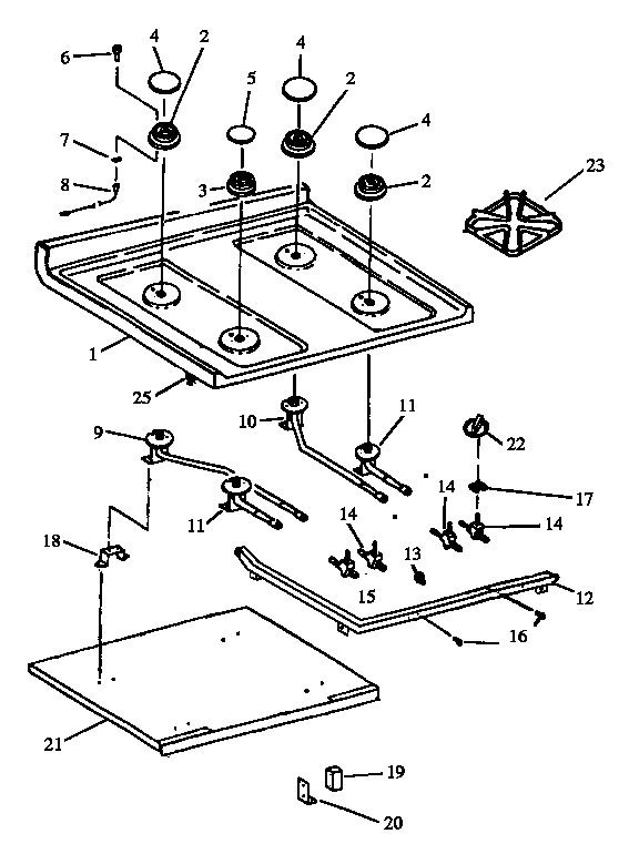 07 - SEALED BURNER PARTS