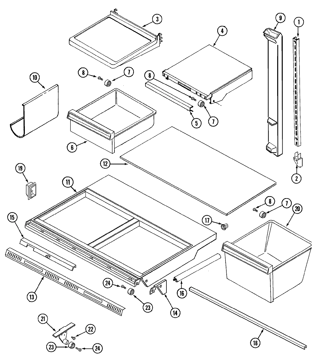09 - SHELVES & ACCESSORIES