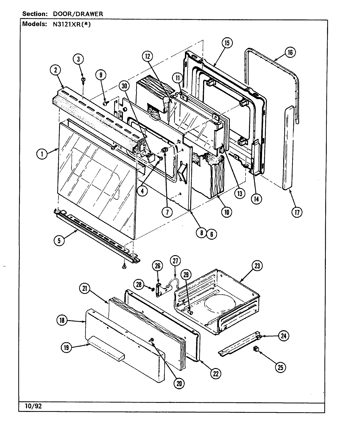 06 - DOOR/DRAWER (N3121XRx)