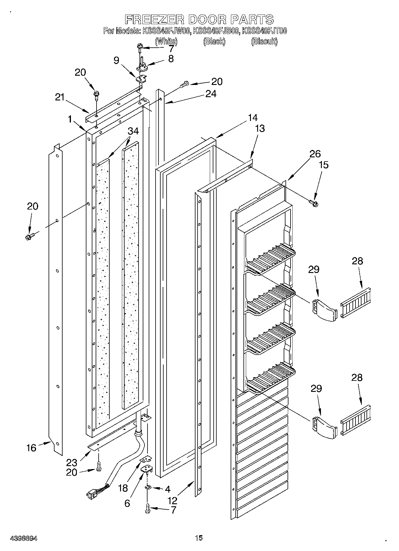 11 - FREEZER DOOR