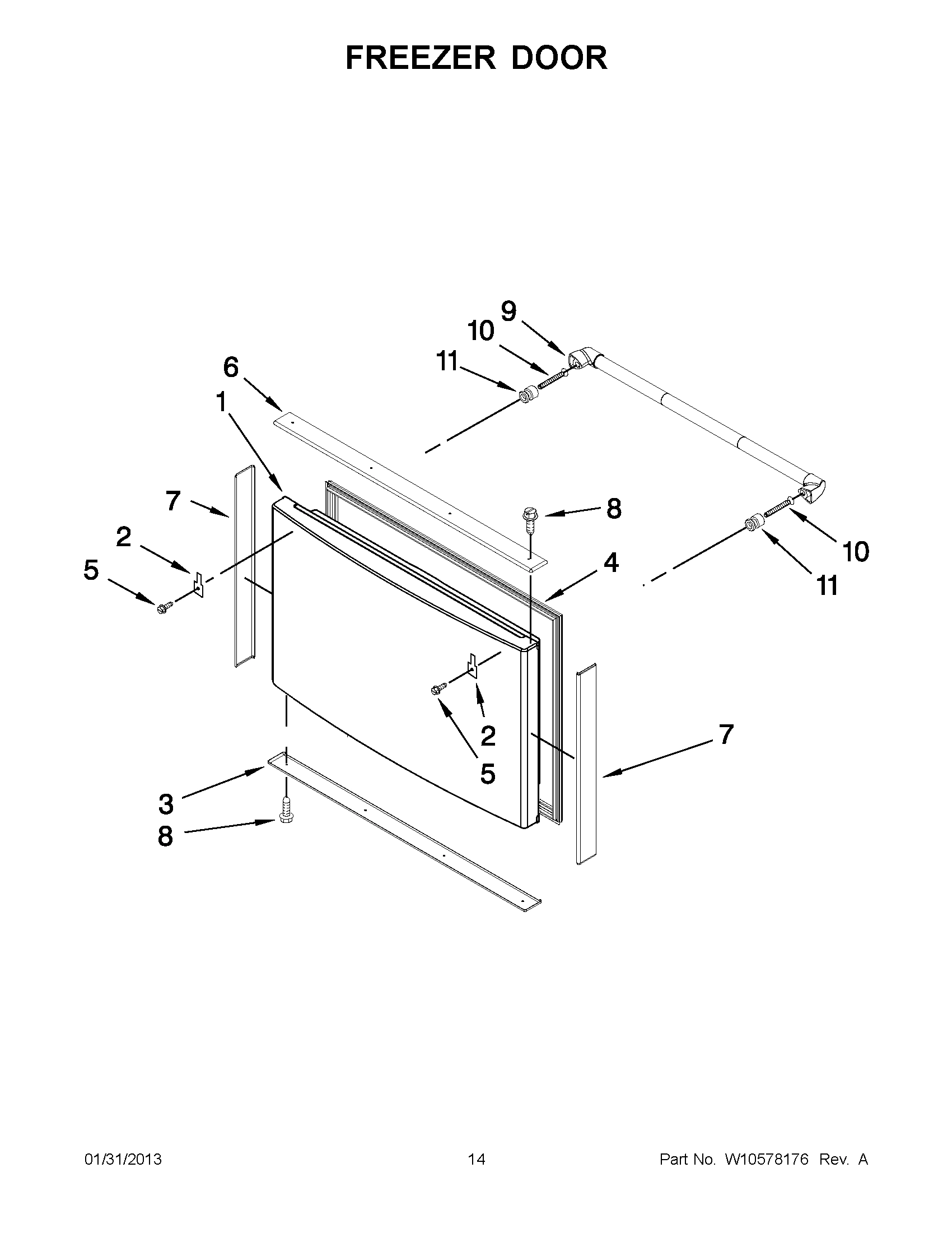 07 - FREEZER DOOR